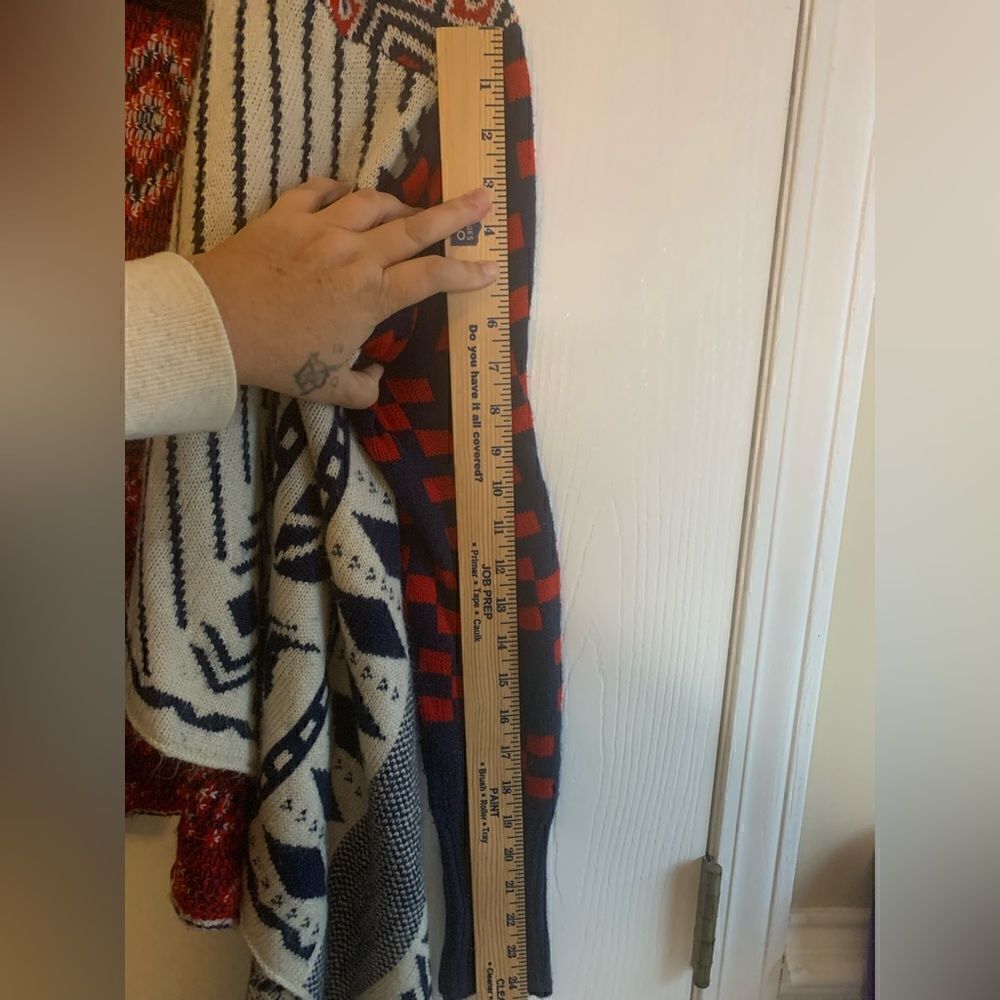 Double Zero Aztec print cardigan size M - Picture 8 of 12